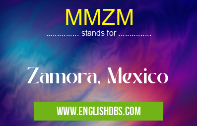 MMZM means Zamora, Mexico MMZM