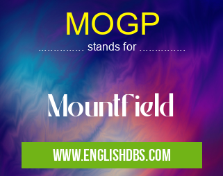 MOGP means Mountfield MOGP