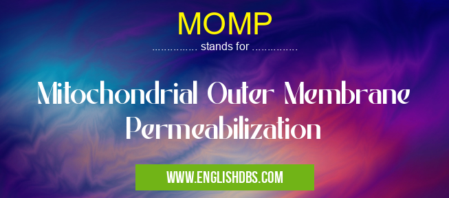 MOMP means Mitochondrial Outer Membrane Permeabilization MOMP