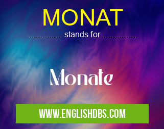 MONAT means Monate MONAT