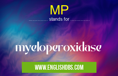 MP means myeloperoxidase MP