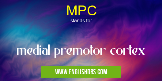 MPC means medial premotor cortex MPC