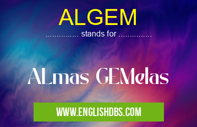 ALGEM means ALmas GEMelas ALGEM