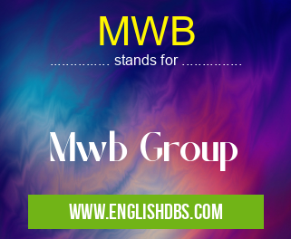 MWB means Mwb Group MWB
