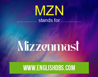 MZN means Mizzenmast MZN