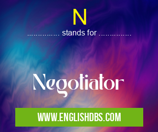 N means Negotiator N