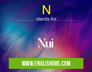N means Nui N