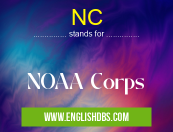 NC means NOAA Corps NC