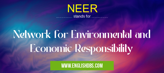 NEER means Network for Environmental and Economic Responsibility NEER