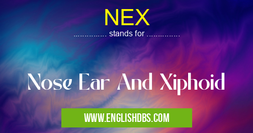 NEX means Nose Ear And Xiphoid NEX