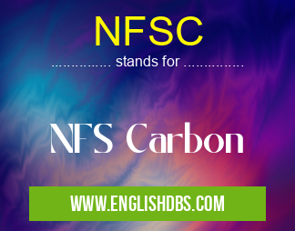 NFSC means NFS Carbon NFSC