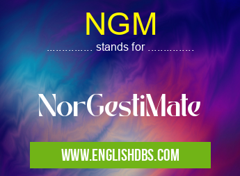 NGM means NorGestiMate NGM