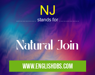 NJ means Natural Join NJ