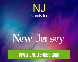 NJ means New Jersey NJ