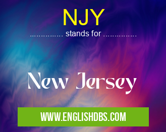 NJY means New Jersey NJY