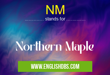 NM means Northern Maple NM