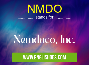NMDO means Nemdaco, Inc. NMDO