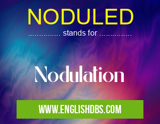 NODULED means Nodulation NODULED