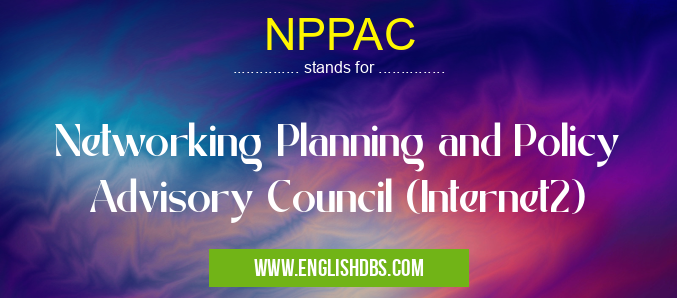 NPPAC means Networking Planning and Policy Advisory Council (Internet2) NPPAC