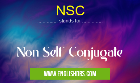 NSC means Non Self Conjugate NSC