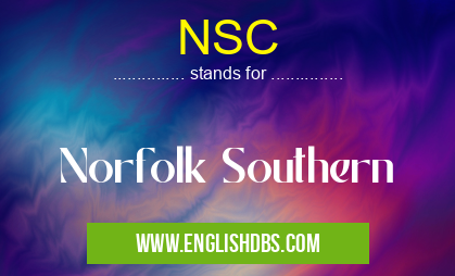 NSC means Norfolk Southern NSC