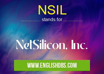 NSIL means NetSilicon, Inc. NSIL