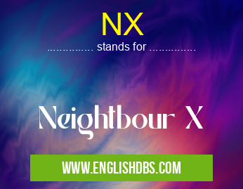 NX means Neightbour X NX