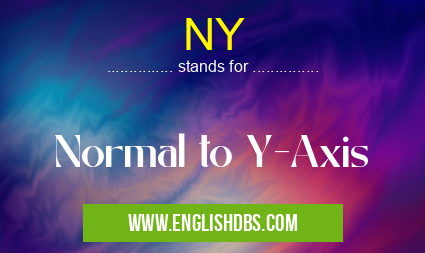 NY means Normal to Y-Axis NY