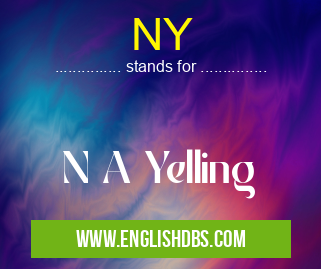 NY means N A Yelling NY