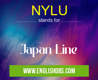 NYLU means Japan Line NYLU