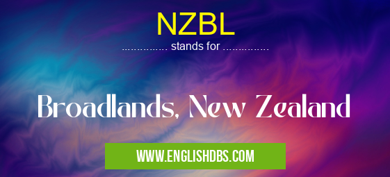 NZBL means Broadlands, New Zealand NZBL