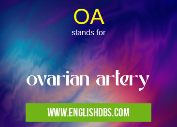 OA means ovarian artery OA