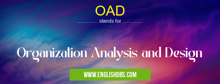 OAD means Organization Analysis and Design OAD