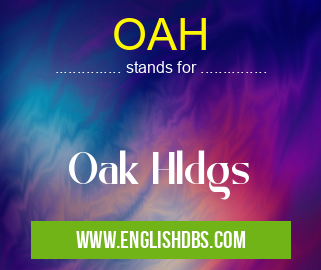 OAH means Oak Hldgs OAH