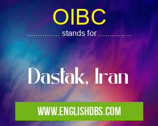 OIBC means Dastak, Iran OIBC