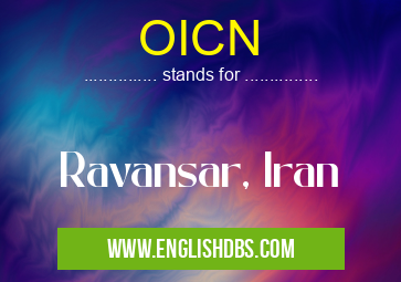 OICN means Ravansar, Iran OICN