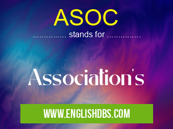 ASOC means Association's ASOC