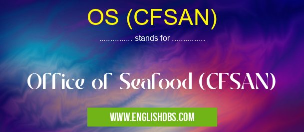 OS (CFSAN) means Office of Seafood (CFSAN) OS (CFSAN)