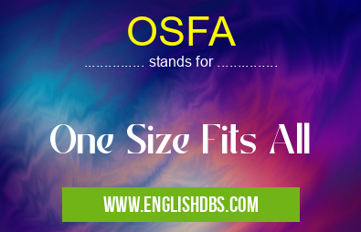 OSFA