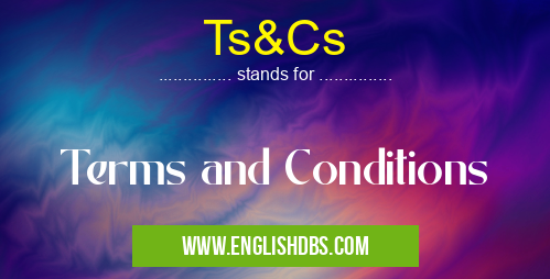 Ts&Cs