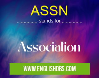 ASSN means Association ASSN