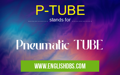 P-TUBE means Pneumatic TUBE P-TUBE