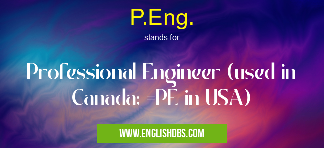 P.Eng.