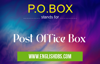 P.O.BOX