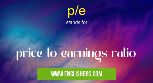 p/e