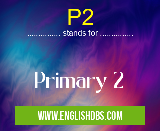 P2 means Primary 2 P2