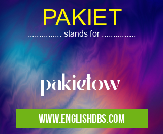 PAKIET means pakietow PAKIET