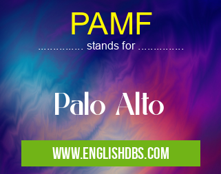 PAMF means Palo Alto PAMF