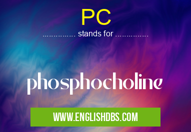 PC means phosphocholine PC