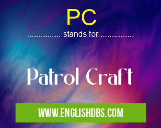 PC means Patrol Craft PC